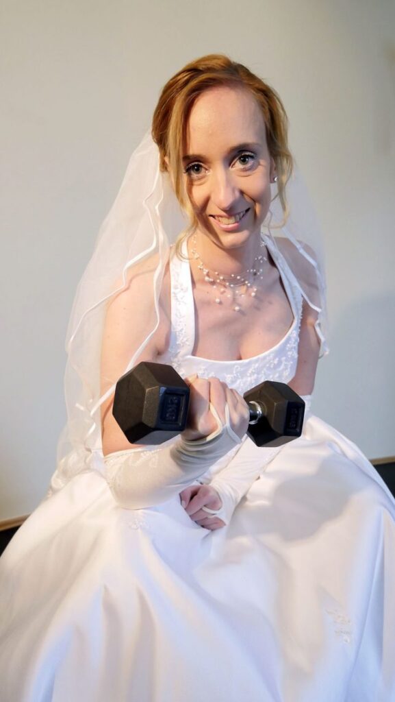 Nadine beim Training