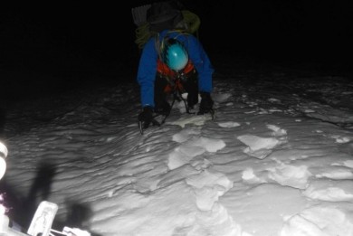 Aufschwung zum oberen Matterhorngletscher