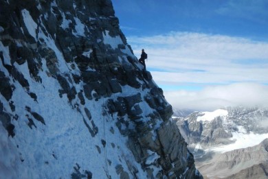 Querung ums Eck nach dem Eisfall